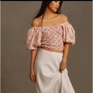 Anthropology, Off the Shoulder Top.